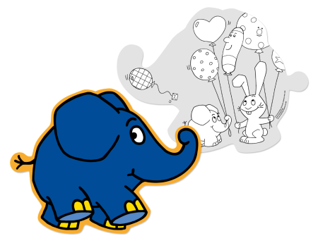 Der Elefant Platzset